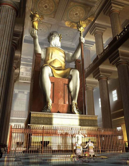 Traveling To Greek Islands Statue Of Zeus Olympia Family Holiday 