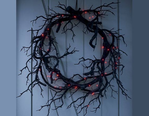 Black Halloween Wreaths (1)
