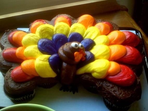 Easy Thanksgiving Cupcake Decorating Ideas (2)