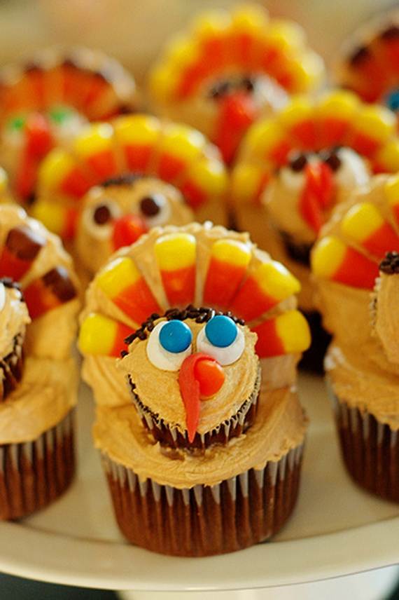 Ideas for Thanksgiving Holiday Cupcake Decorating (6)