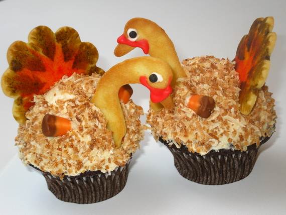 Ideas for Thanksgiving Holiday Cupcake Decorating (9)
