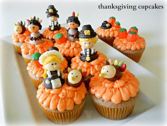 Thanksgiving Holiday Cupcakes Party Ideas_13