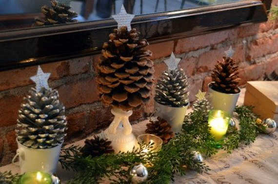 Fresh Pine Centerpiece For Holiday__24