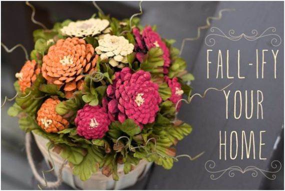 painted-pine-cone-crafts-for-thanksgiving-holiday-1