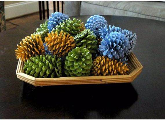 painted-pine-cone-crafts-for-thanksgiving-holiday-11