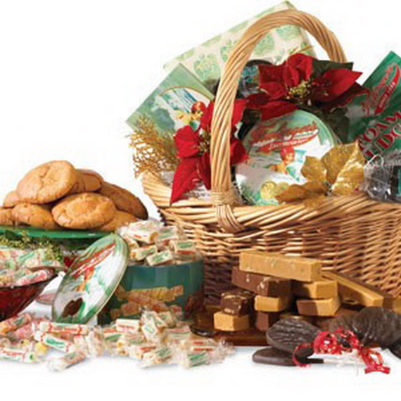 Traditional Christmas Gift Basket Idea_04