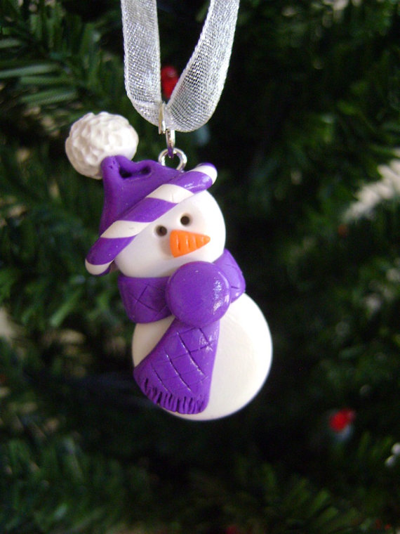 Handmade Polymer clay Christmas Ornament Crafts for Holidays - family