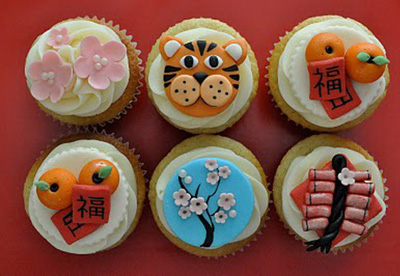 Chinese New Year Cupcakes for the Holiday