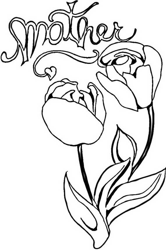 Mothers Day Coloring Pages For The Holiday | Guide to ...