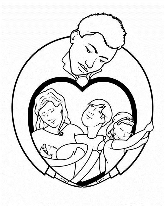 Fathers Day Adult Coloring Pages - family holiday.net/guide to family