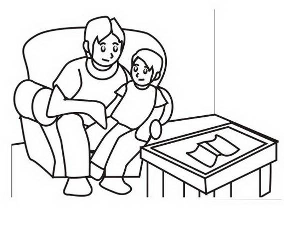 Father’s Day Holiday Coloring Pages