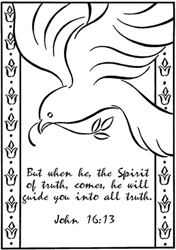 day of pentecost coloring pages - photo #13