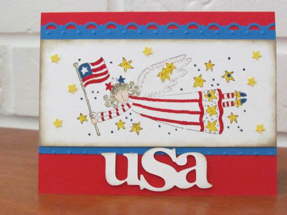 4th July Independence Day Homemade  Greeting Cards (30)