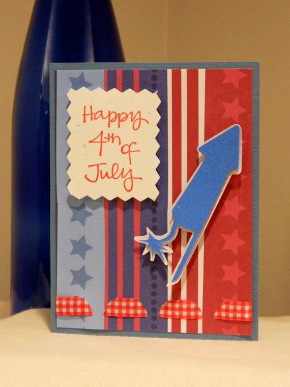 4th July Independence Day Homemade  Greeting Cards (37)