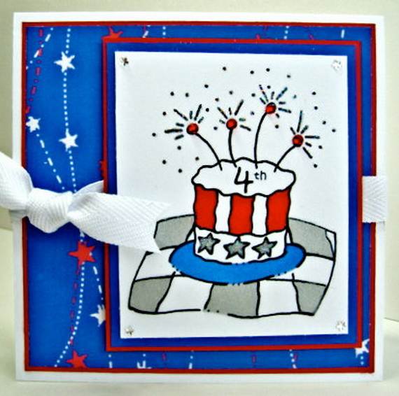 4th July Independence Day Homemade  Greeting Cards (40)