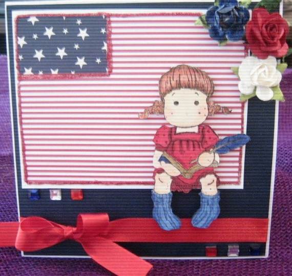 4th July Independence Day Homemade  Greeting Cards (48)