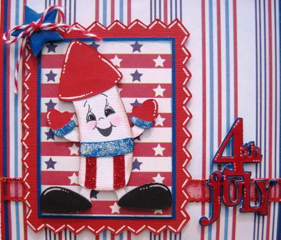 4th July Independence Day Homemade  Greeting Cards (53)