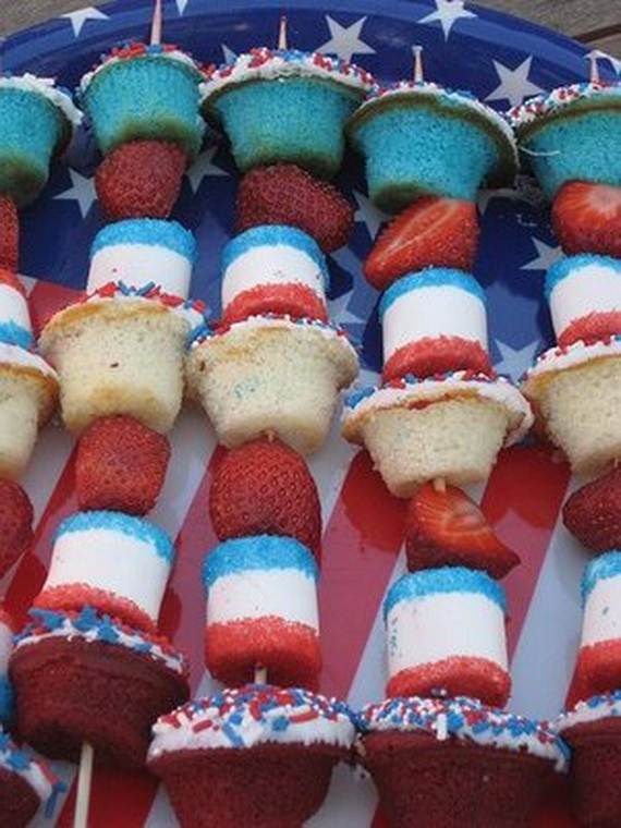 Independence Day Cakes & Cupcakes Decorating Ideas (19)
