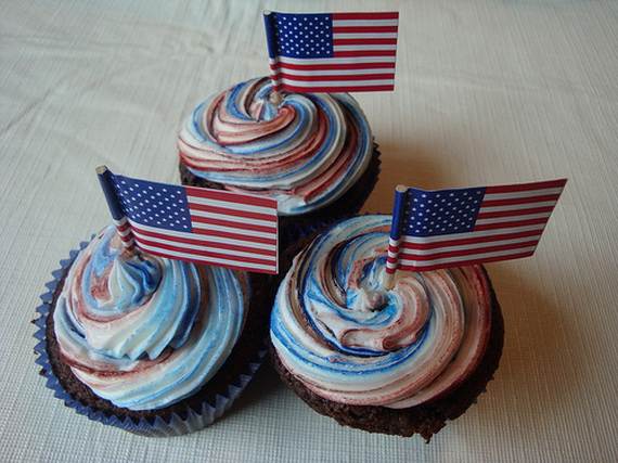 Independence Day Cakes & Cupcakes Decorating Ideas (26)