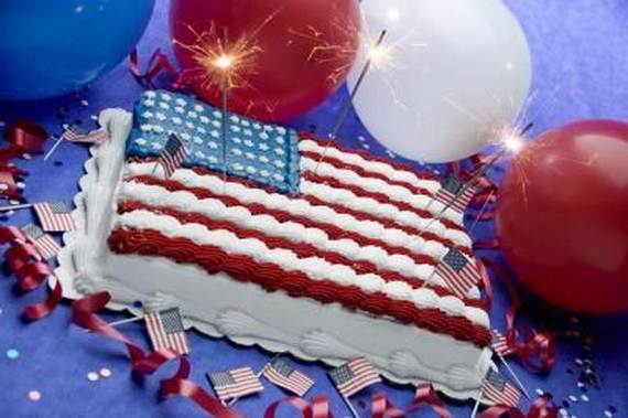 Independence Day Cakes & Cupcakes Decorating Ideas (31)