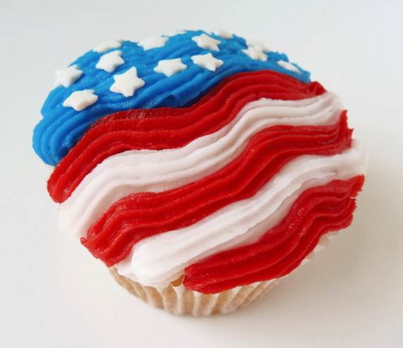Independence Day Cakes & Cupcakes Decorating Ideas (8)