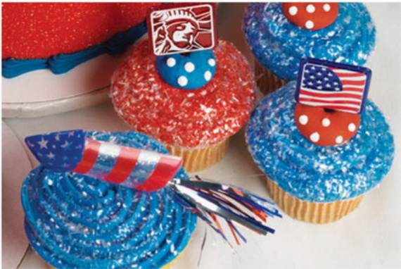 Independence Day Cakes  Cupcakes Decorating Ideas