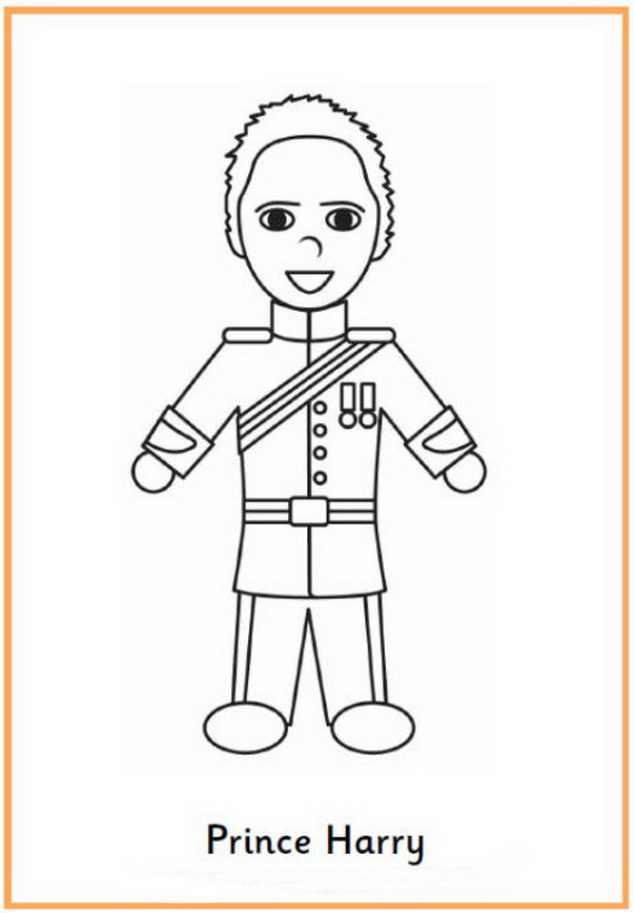 The Queen's Diamond Jubilee Coloring Pages - family holiday.net/guide