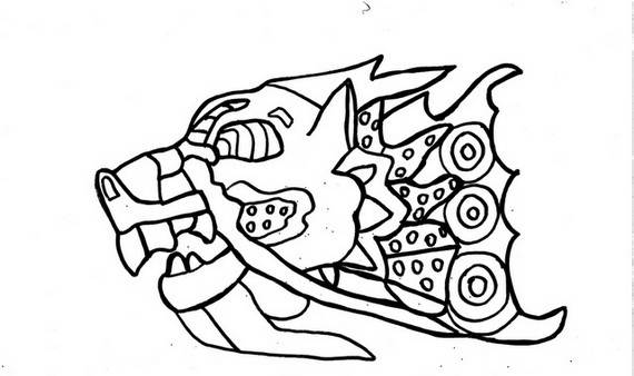 Chinese Dragon Boat Festival  Coloring Pages