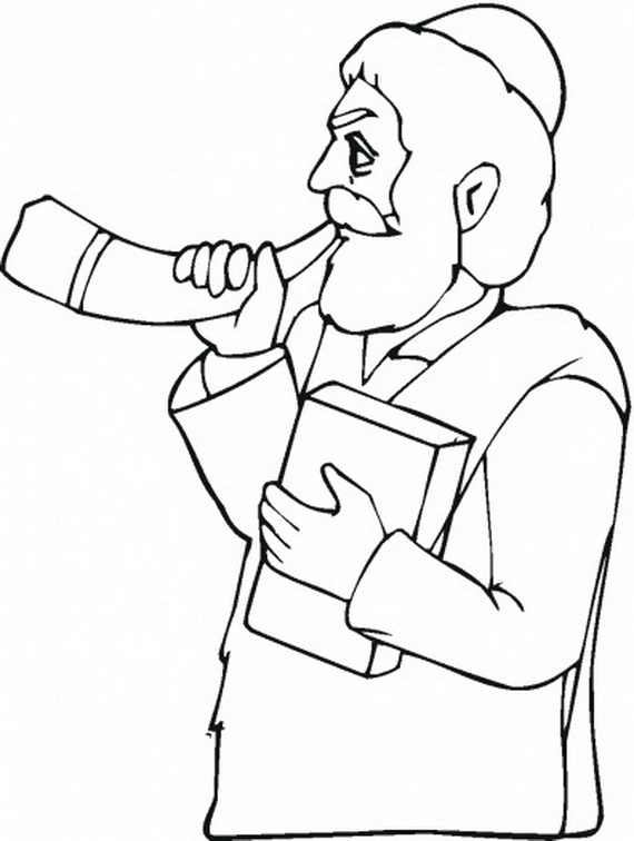 yom kippur coloring pages for children - photo #11