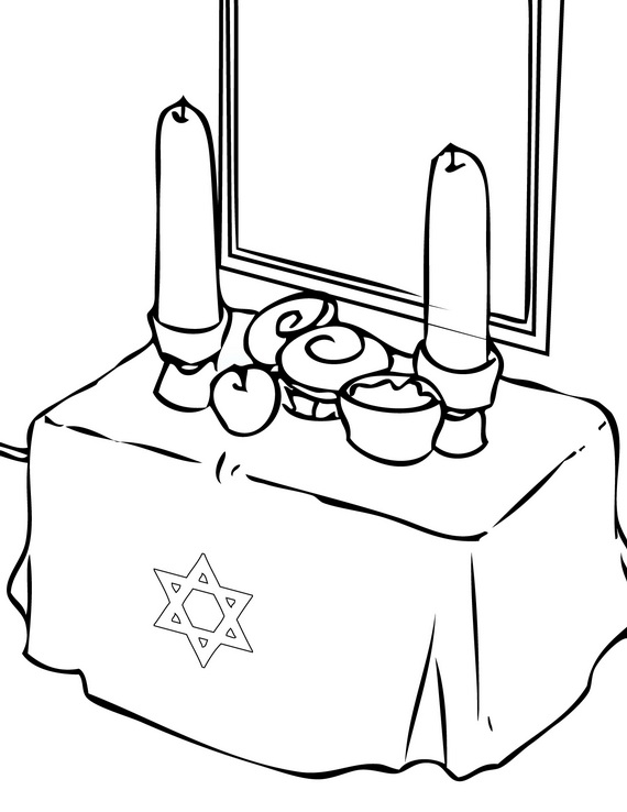 yom kippur coloring pages - photo #19