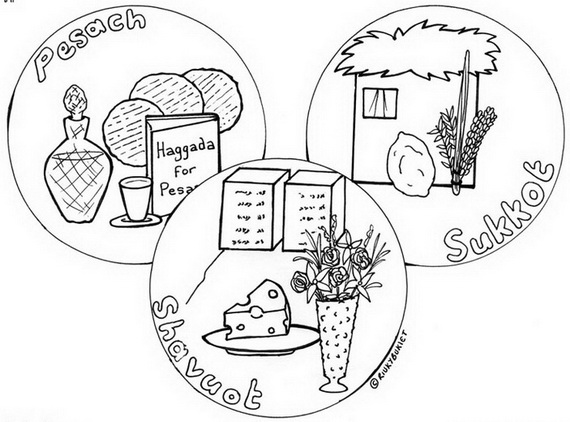 early childhood jewish coloring pages - photo #15