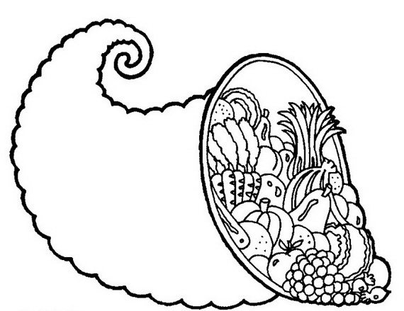 thanksgiving children coloring pages - photo #47