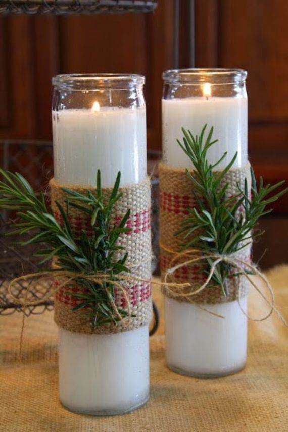 candles-wrapped-with-burlap-rosemary-and-twine-for-a-rustic-look
