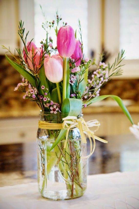 Creative Mothers Day Table Centerpiece Decoration Ideas (7)