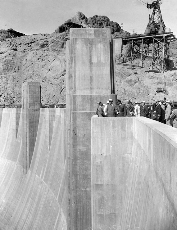 FDR At Boulder Dam 1935