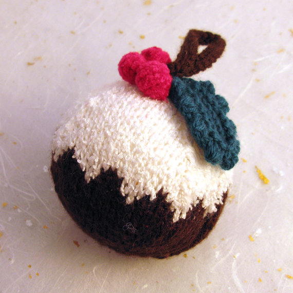 Christmas Decor – Knit Christmas Tree Ornament craft ideas.   (17)
