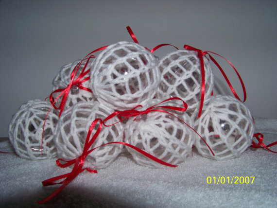 Christmas Decor – Knit Christmas Tree Ornament craft ideas.   (31)