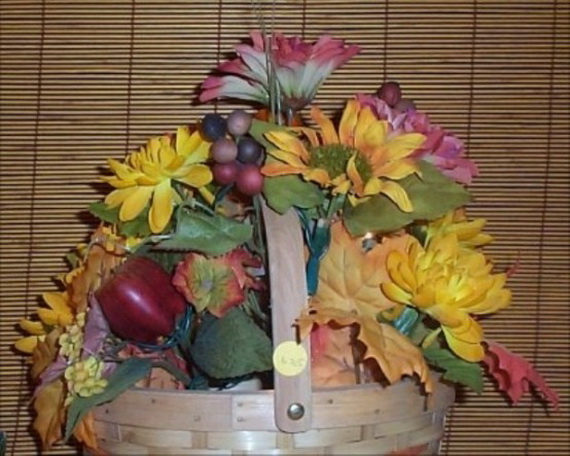 Cool Fall Flower Centerpiece and Flower Table  (16)