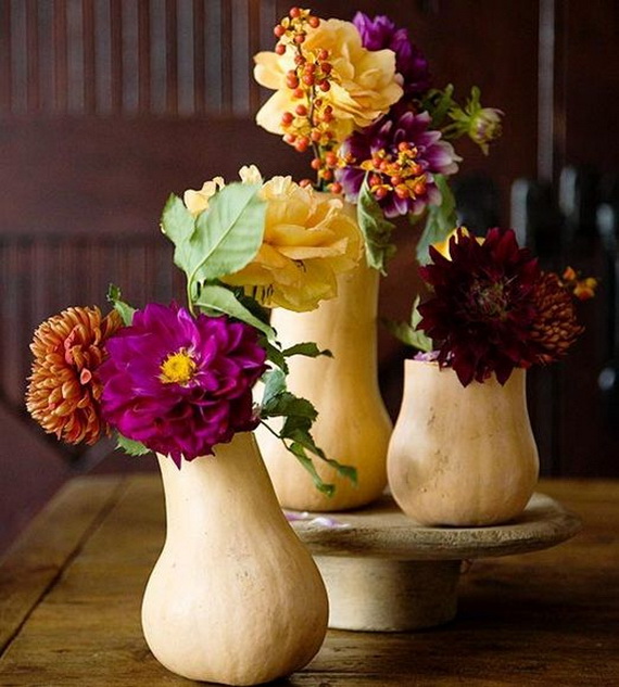Cool Fall Flower Centerpiece and Flower Table  (61)