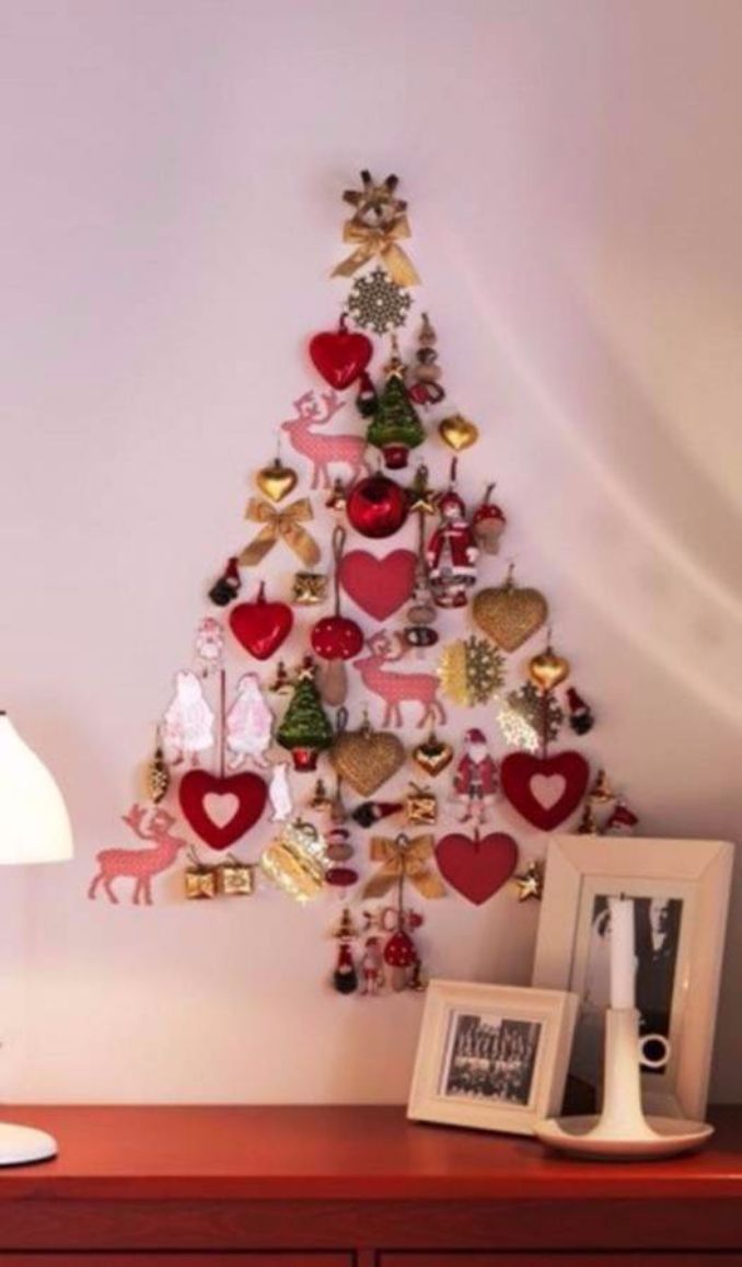 60 Wall Christmas Tree Alternative Christmas Tree Ideas