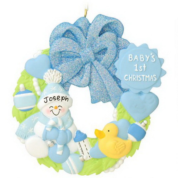 Baby’s First Christmas Ornament Ideas _19