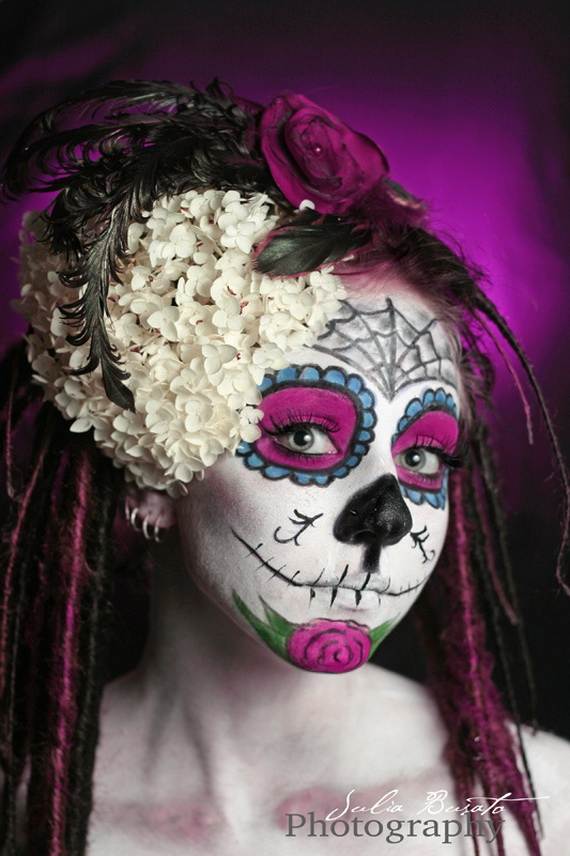 Halloween-Best-Calaveras-Makeup-Sugar-Skull-Ideas-for-Women (31)