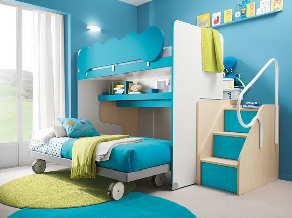 Vibrant and Lively Twin- Kids Bedroom Designs_07