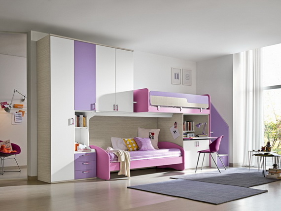 Vibrant and Lively Twin- Kids Bedroom Designs_08