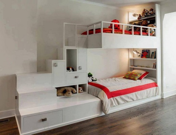 Vibrant and Lively Twin- Kids Bedroom Designs_28