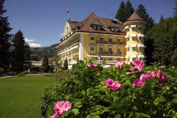 five star hotel in the Center of Gstaad Le Grand Bellevue