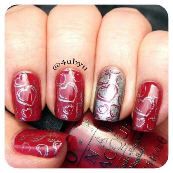 Creative Nail Art Designs for Valentine's Day 2014__59