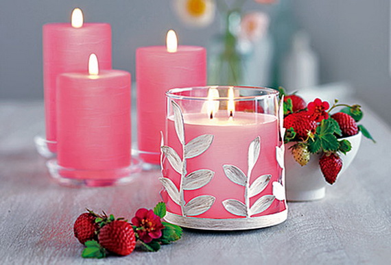 Beautiful Home Decorating Candles For Valentine’s Day_44