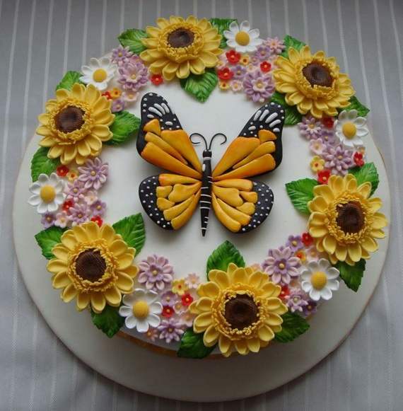 45 Spring Cake  and Cupcake Decorating Ideas