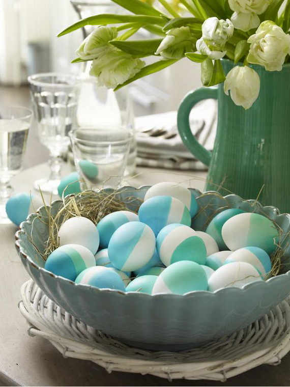 Creative Easter Ideas In Blue And White_21